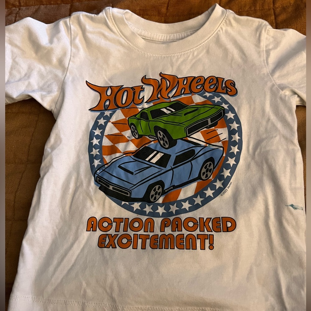 Gap 4T Hot Wheels toddler boy tshirt